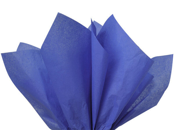 Sapphire Blue Tissue Paper Squares, Bulk 100 Sheets, Premium Gift Wrap and Art Supplies for Birthdays, Holidays, or Presents by Feronia packaging, Large 15 Inch x 20 Inch