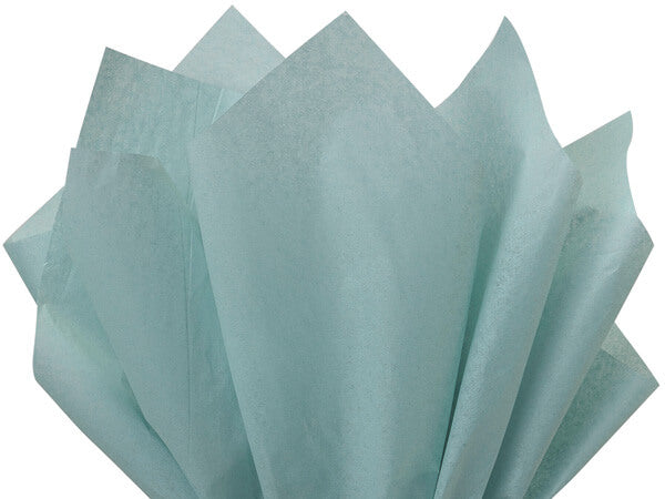Blue Haze Tissue Paper Squares, Bulk 480 Sheets, Premium Gift Wrap and Art Supplies for Birthdays, Holidays, or Presents by Feronia packaging, Large 15 Inch x 20 Inch
