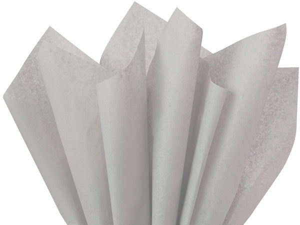 Gray Tissue Paper Squares, Bulk 480 Sheets, Premium Gift Wrap and Art Supplies for Birthdays, Holidays, or Presents by Feronia packaging, Large 15 Inch x 20 Inch
