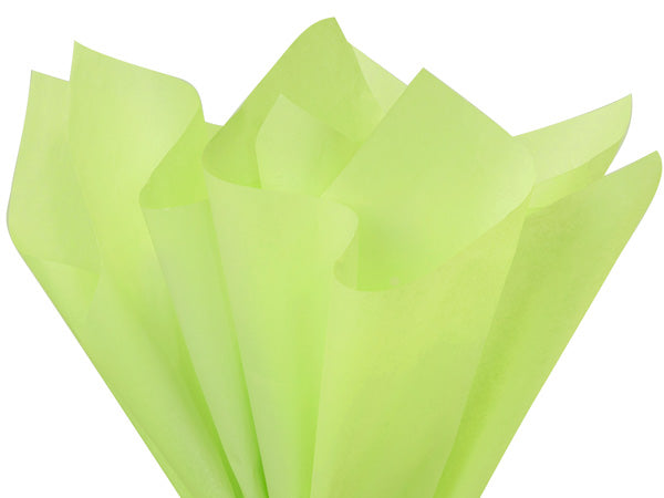 Citrus Green Tissue Paper Squares, Bulk 10 Sheets, Premium Gift