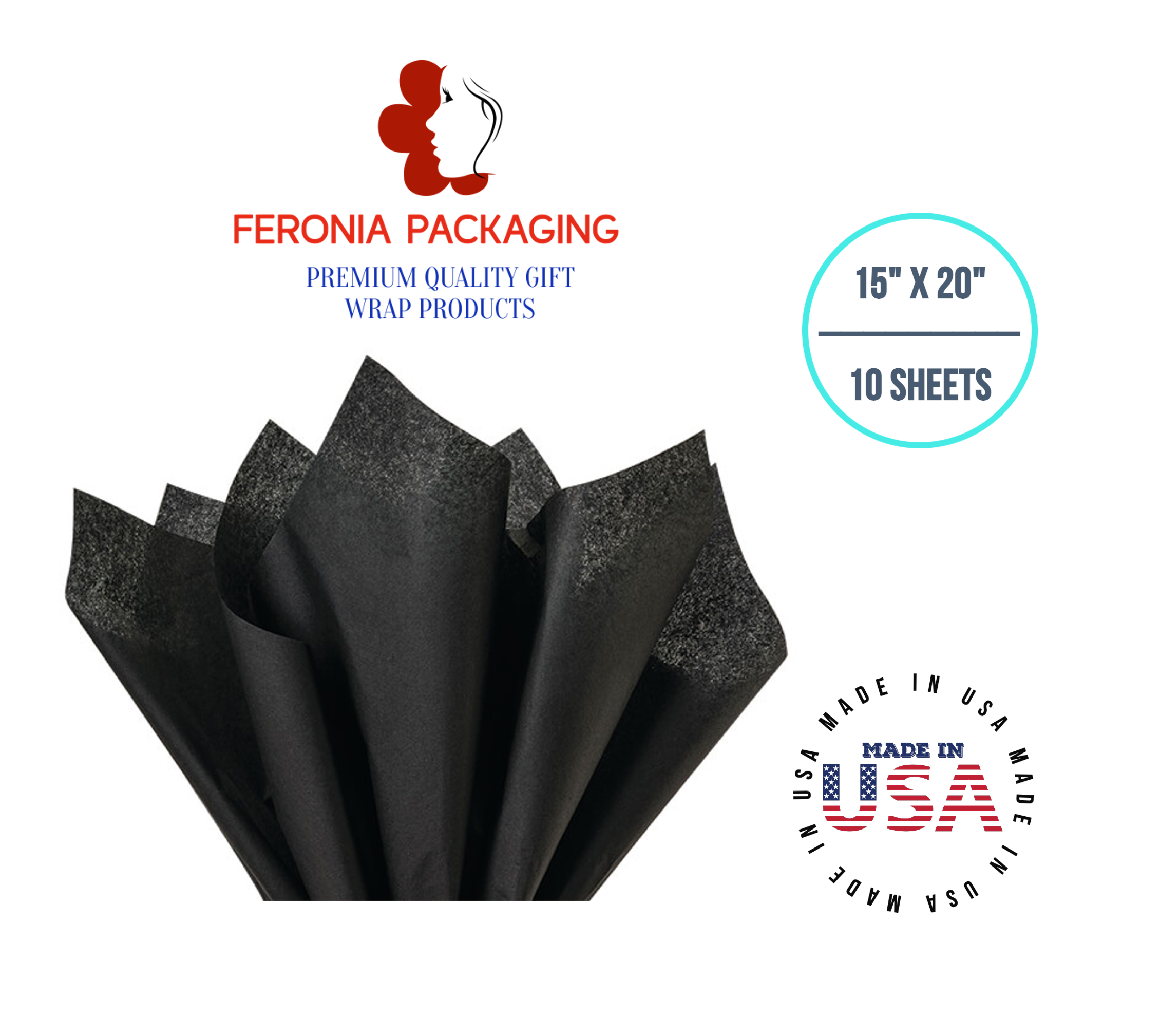 Gray Tissue Paper Squares, Bulk 24 Sheets, Premium Gift Wrap and Art  Supplies for Birthdays, Holidays, or Presents by Feronia packaging, Large  20 Inch x 30 Inch 