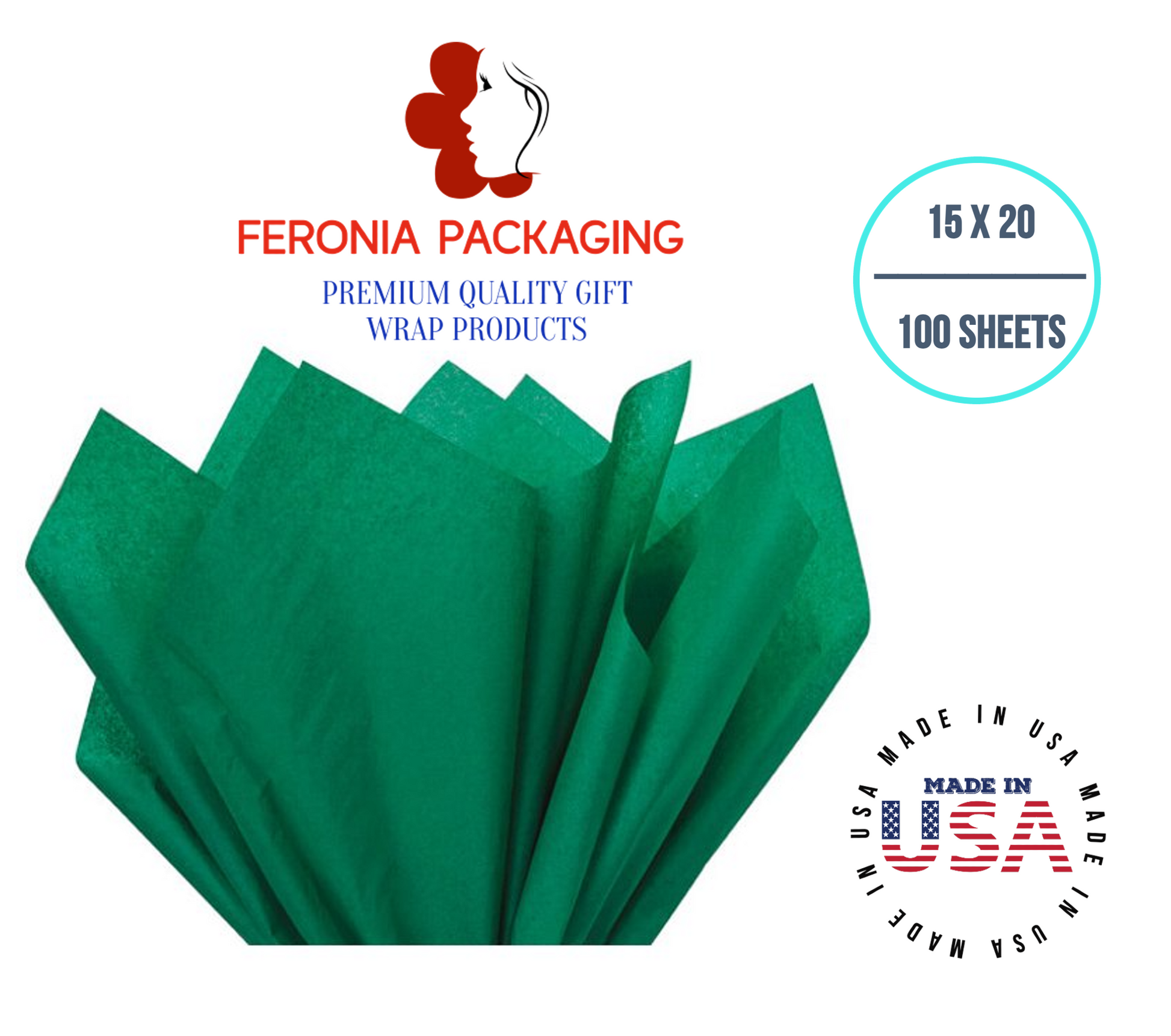 Emerald Green Tissue Paper