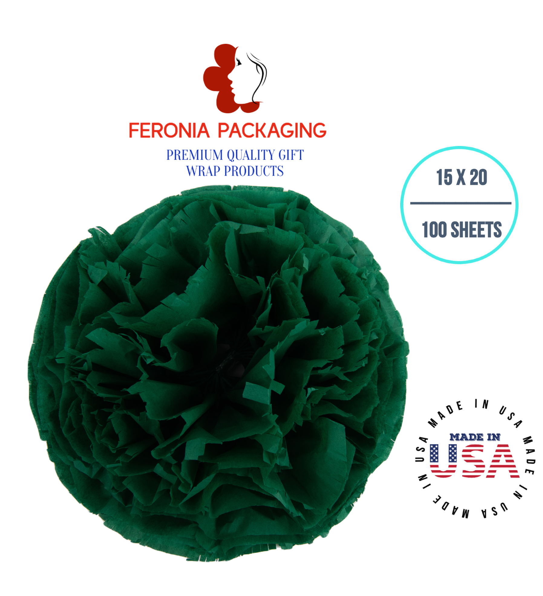 Emerald Green Tissue Paper