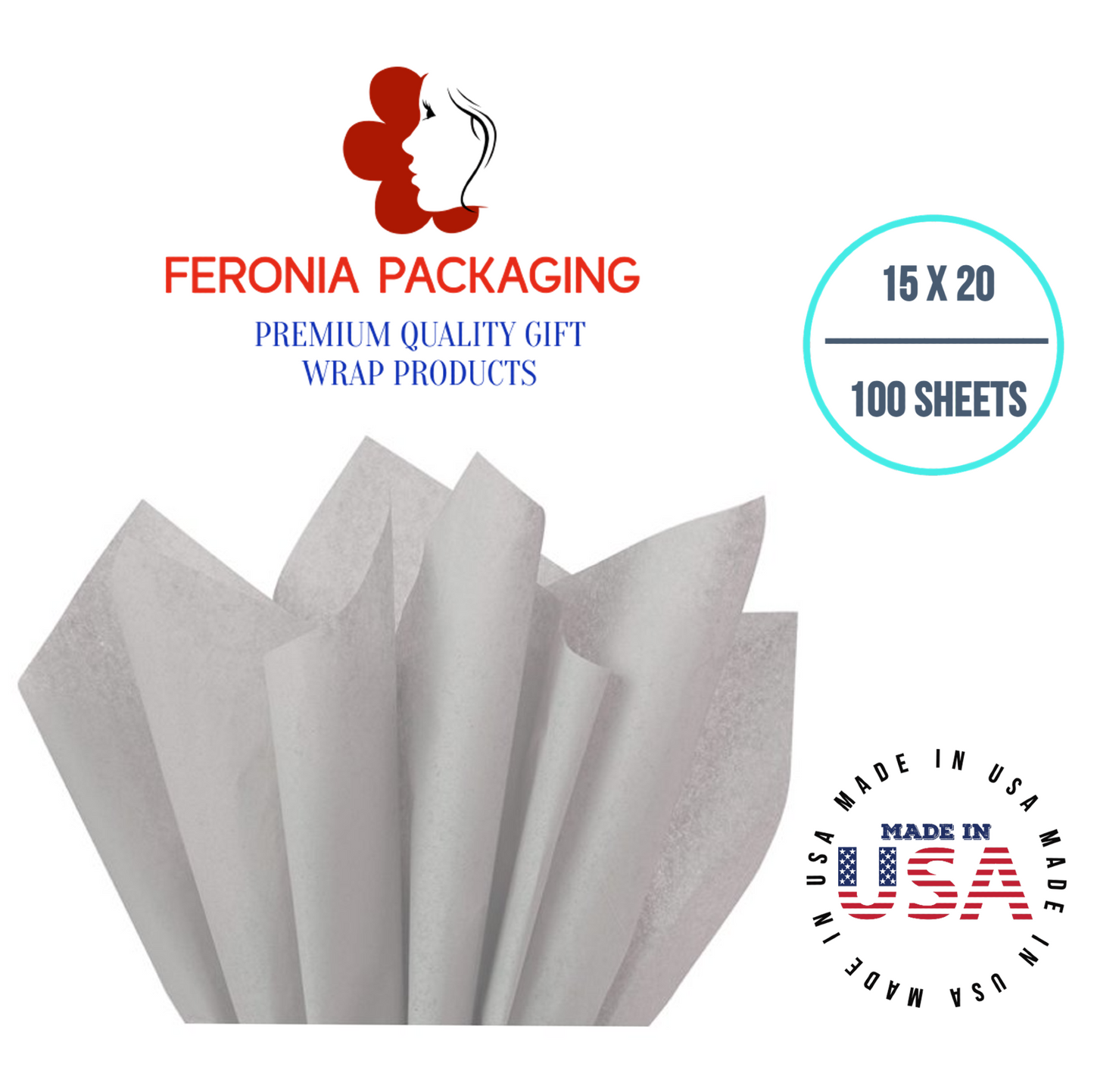 Gray Tissue Paper