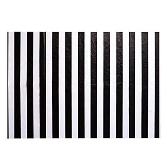 Black & White Stripe Tissue Paper