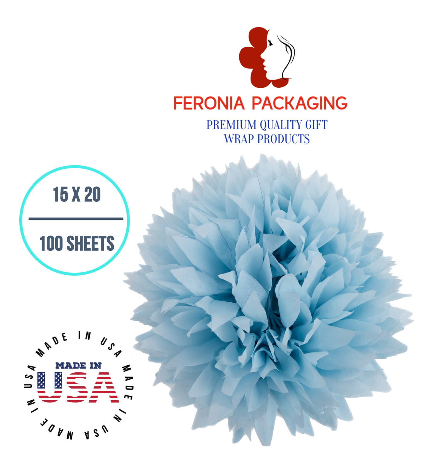 Light Blue Tissue Paper