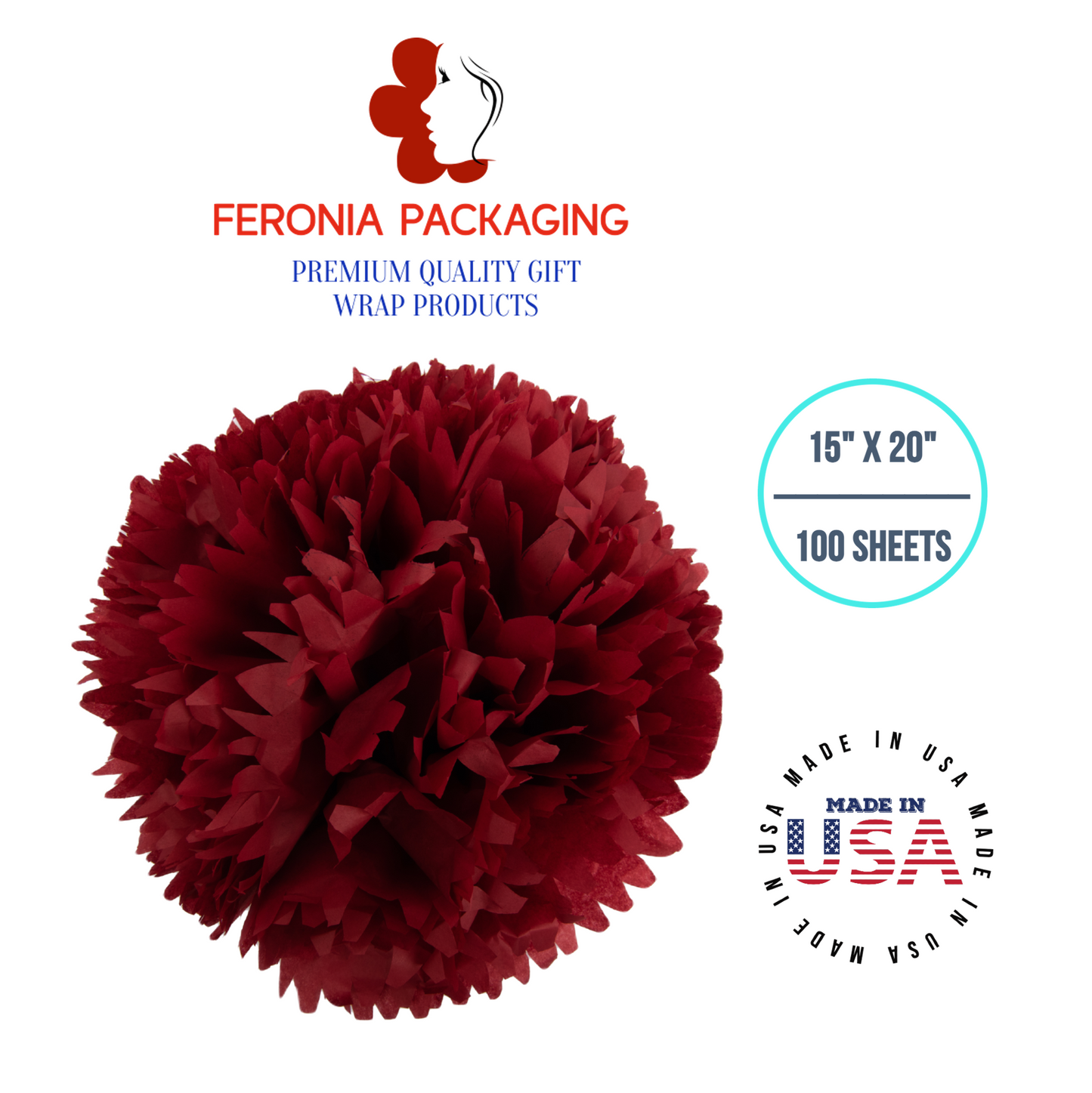 Scarlet Red Tissue Paper