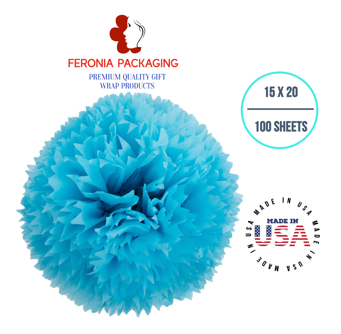 Oxford Blue Tissue Paper