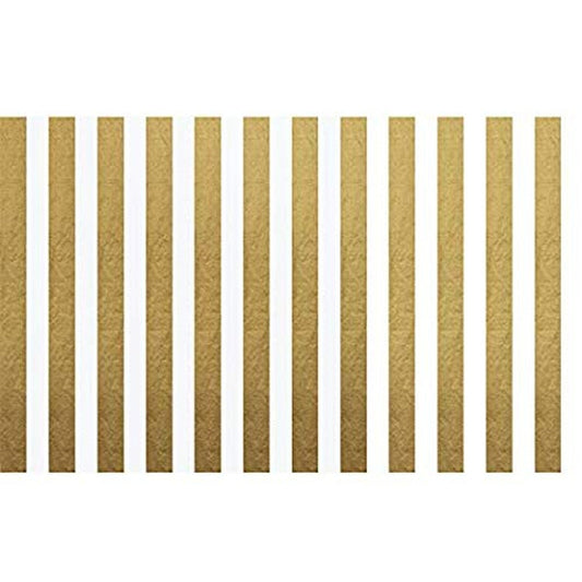 Gold Metallic Stripe Tissue Paper