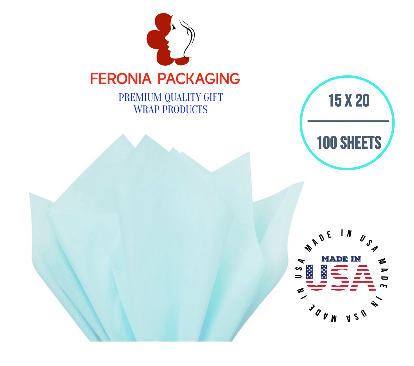 Light Blue Tissue Paper