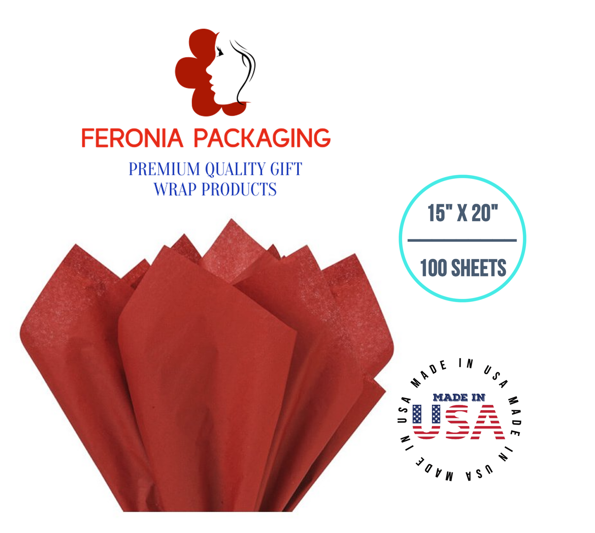 Scarlet Red Tissue Paper