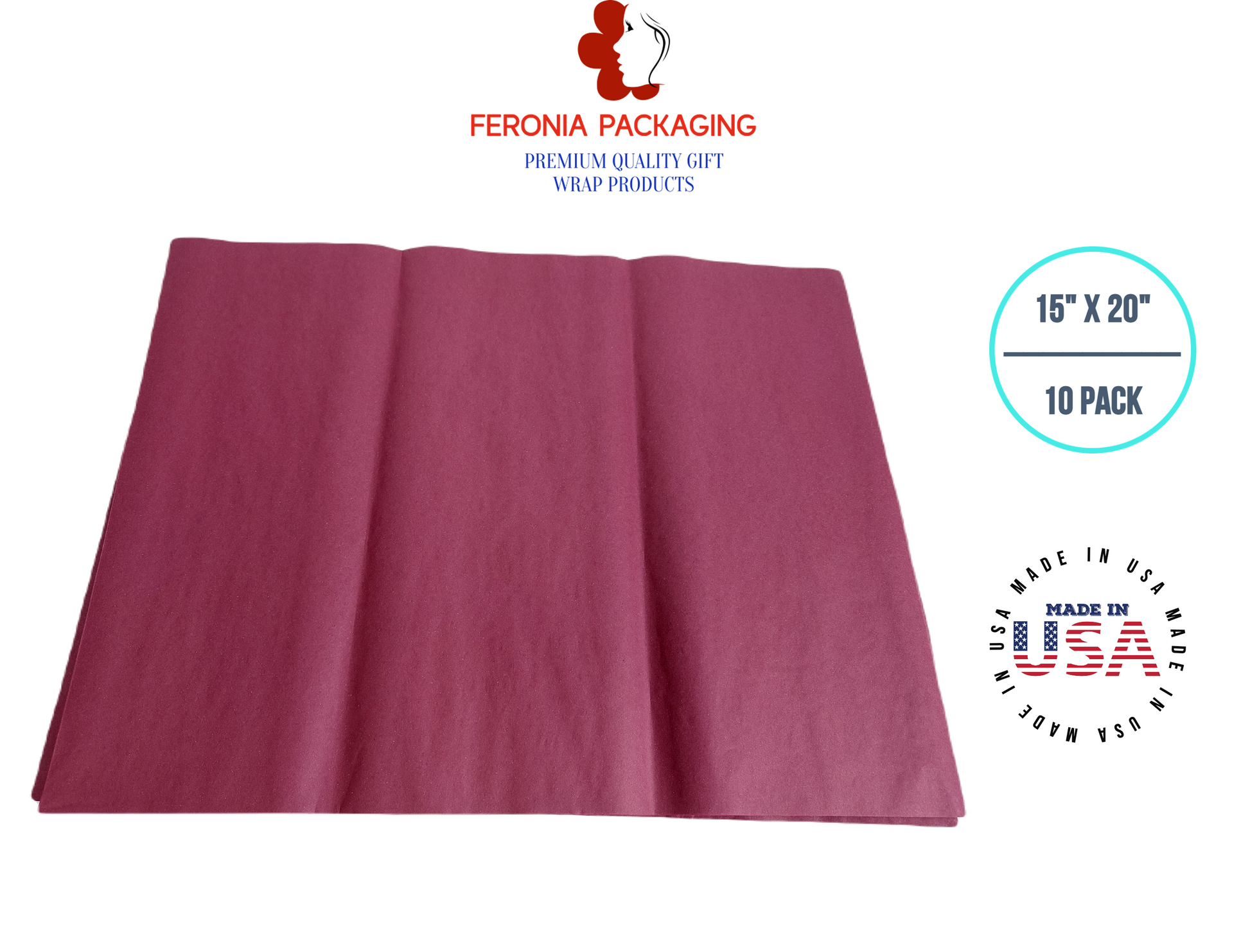 Hot Pink Tissue Paper, 15x20, 100 ct