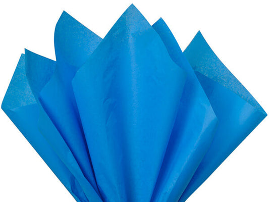 Sapphire Blue Tissue Paper Squares, Bulk 480 Sheets, Premium Gift Wrap and Art Supplies for Birthdays, Holidays, or Presents by Feronia packaging, Large 15 Inch x 20 Inch