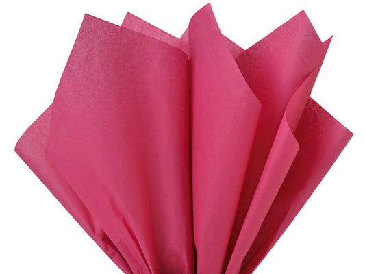 Cerise Pink Tissue Paper Squares, Bulk 100 Sheets, Premium Gift Wrap and Art Supplies for Birthdays, Holidays, or Presents by Feronia packaging, Large 15 Inch x 20 Inch