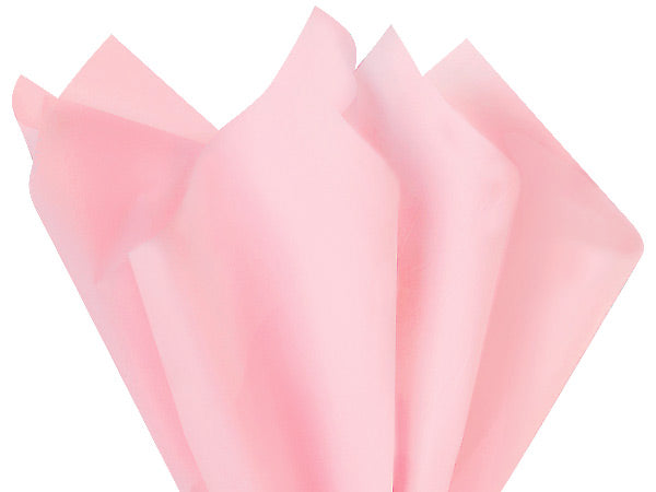 Light Pink Tissue Paper Squares, Bulk 100 Sheets, Premium Gift Wrap and Art Supplies for Birthdays, Holidays, or Presents by Feronia packaging, Large 15 Inch x 20 Inch