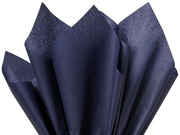 Navy Blue Tissue Paper Squares, Bulk 480 Sheets, Premium Gift Wrap and Art Supplies for Birthdays, Holidays, or Presents by Feronia packaging, Large 15 Inch x 20 Inch