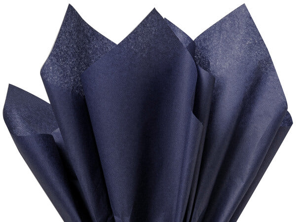 Navy Blue Tissue Paper Squares, Bulk 100 Sheets, Premium Gift Wrap