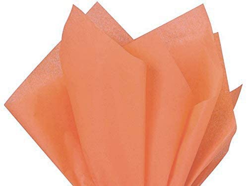 Terra Cotta Tissue Paper Squares, Bulk 480 Sheets, Premium Gift Wrap and Art Supplies for Birthdays, Holidays, or Presents by Feronia packaging, Large 15 Inch x 20 Inch