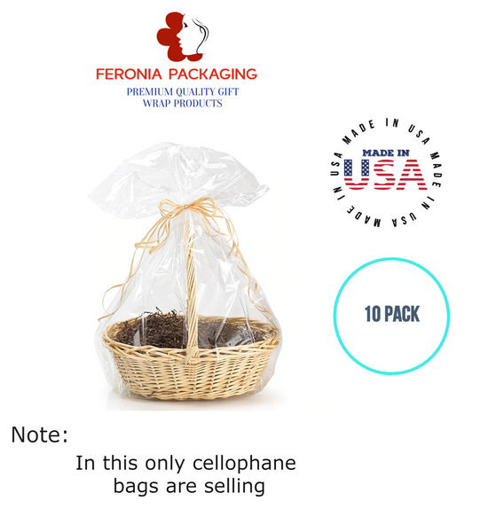 Gift Basket Bags, Cellophane Basket Bags