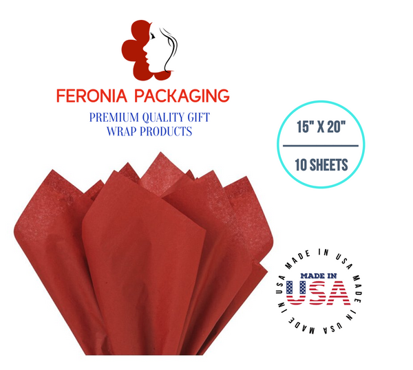 Teal Tissue Paper Squares, Bulk 10 Sheets, Premium Gift Wrap and Art Supplies for Birthdays, Holidays, or Presents by Feronia Packaging, Large 15